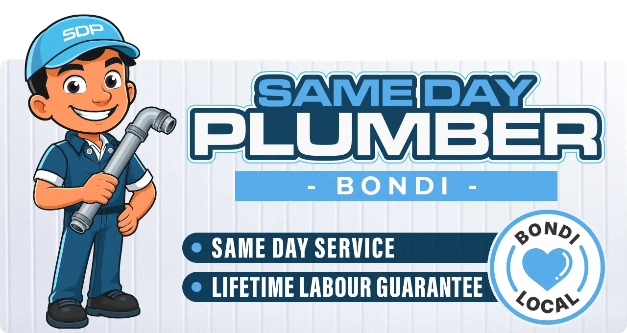 Home 1 Same Day Plumber Web Graphic Bondi